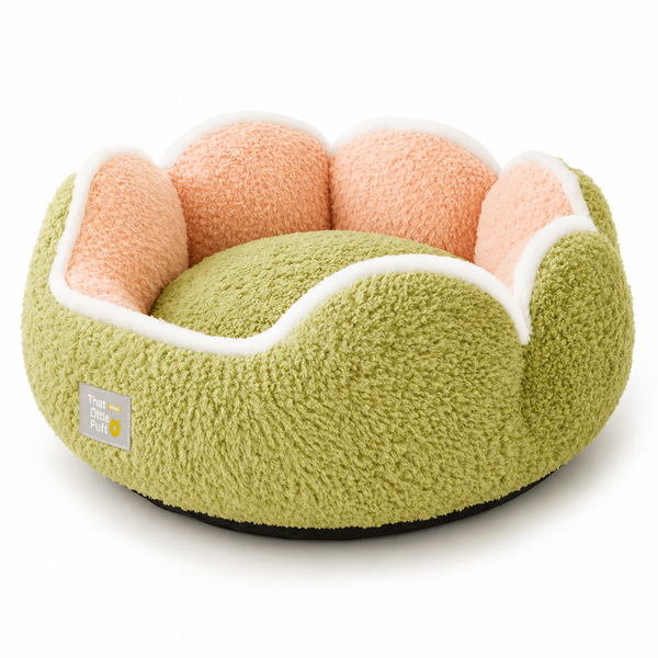 Naduva™ Plush Cactus Cat Nest — Warm Sleeping Bed