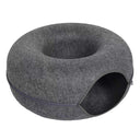Naduva™ Cozy Cat Tunnel Bed — Donut Nest & Scratcher – view 4