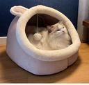Naduva™ Cozy Cave Cat Bed — Soft Ear Design – view 5